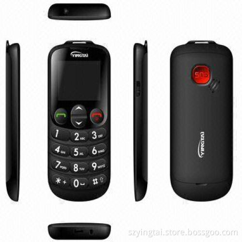 Unlocked original dual Sim mobile phone with SOS button, low end elderly phone with big keypad